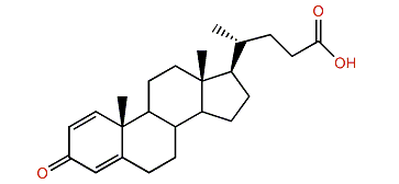 3-Oxo-chol-1,4-dien-24-oic acid